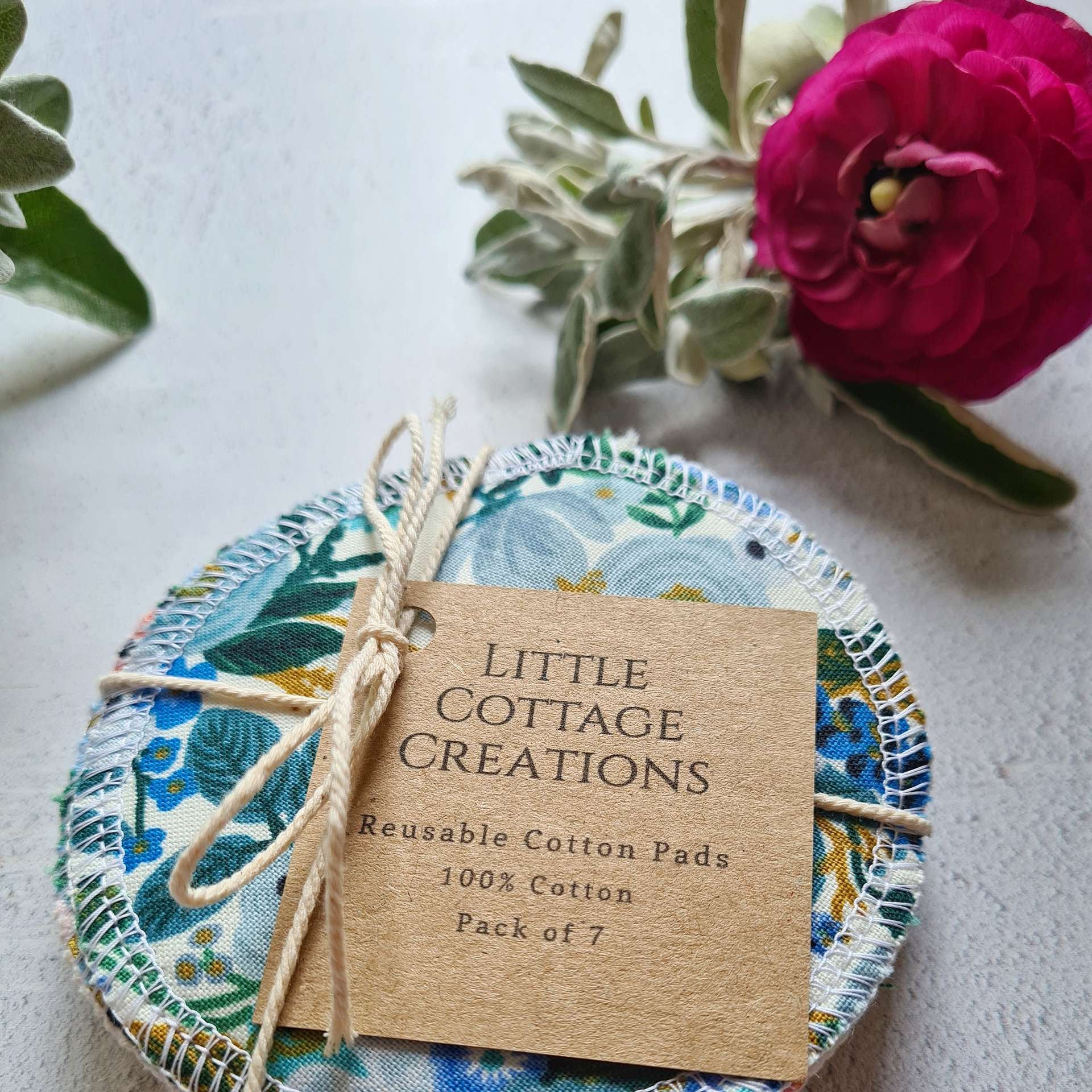 Flowery Reusable Wipes