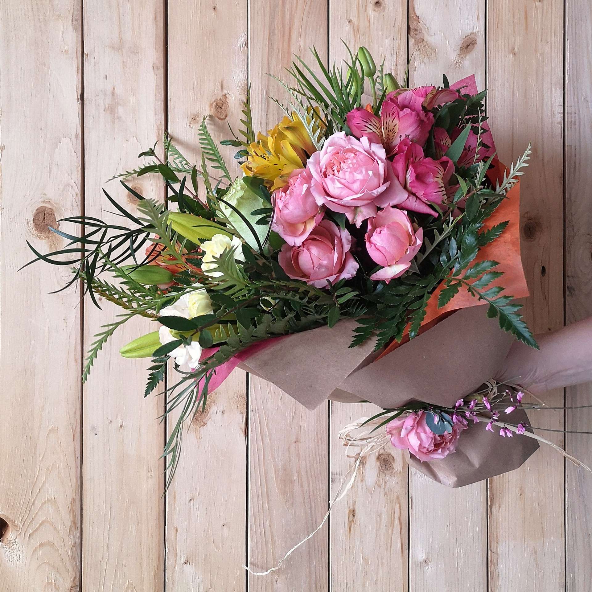 Wrapped Seasonal Bouquet
