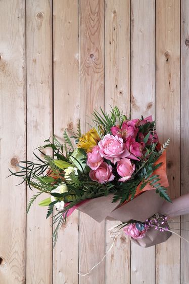 Wrapped Seasonal Bouquet