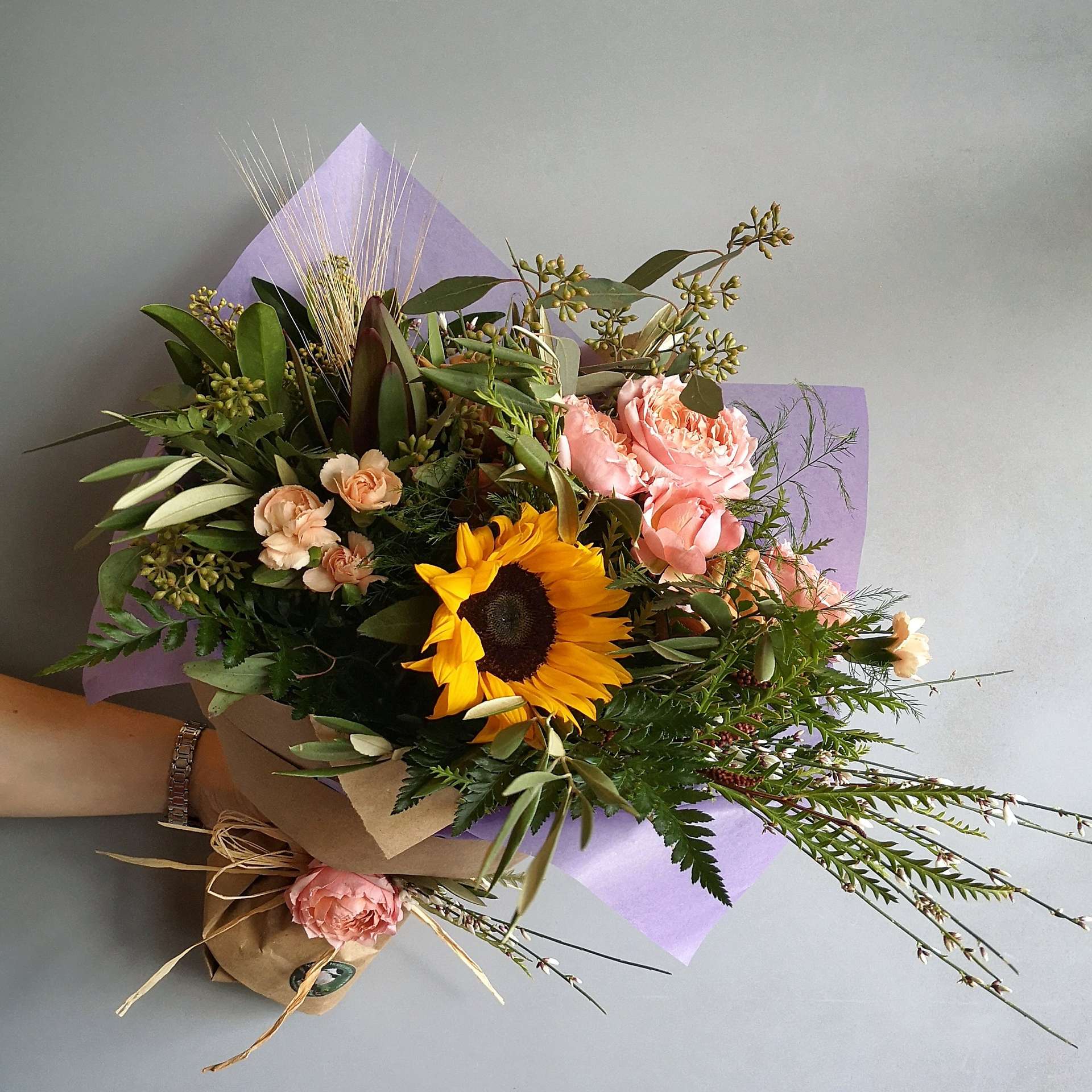 Wrapped Seasonal Bouquet