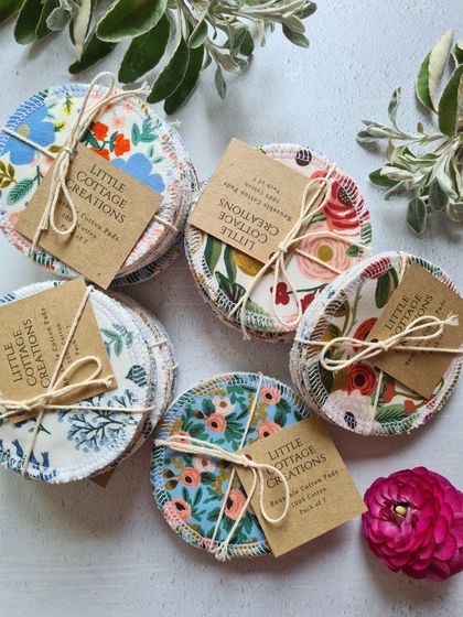 Flowery Reusable Wipes