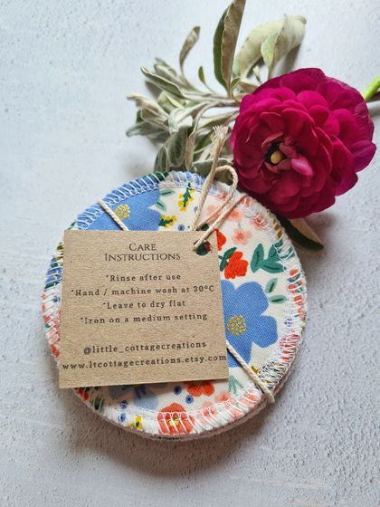 Flowery Reusable Wipes