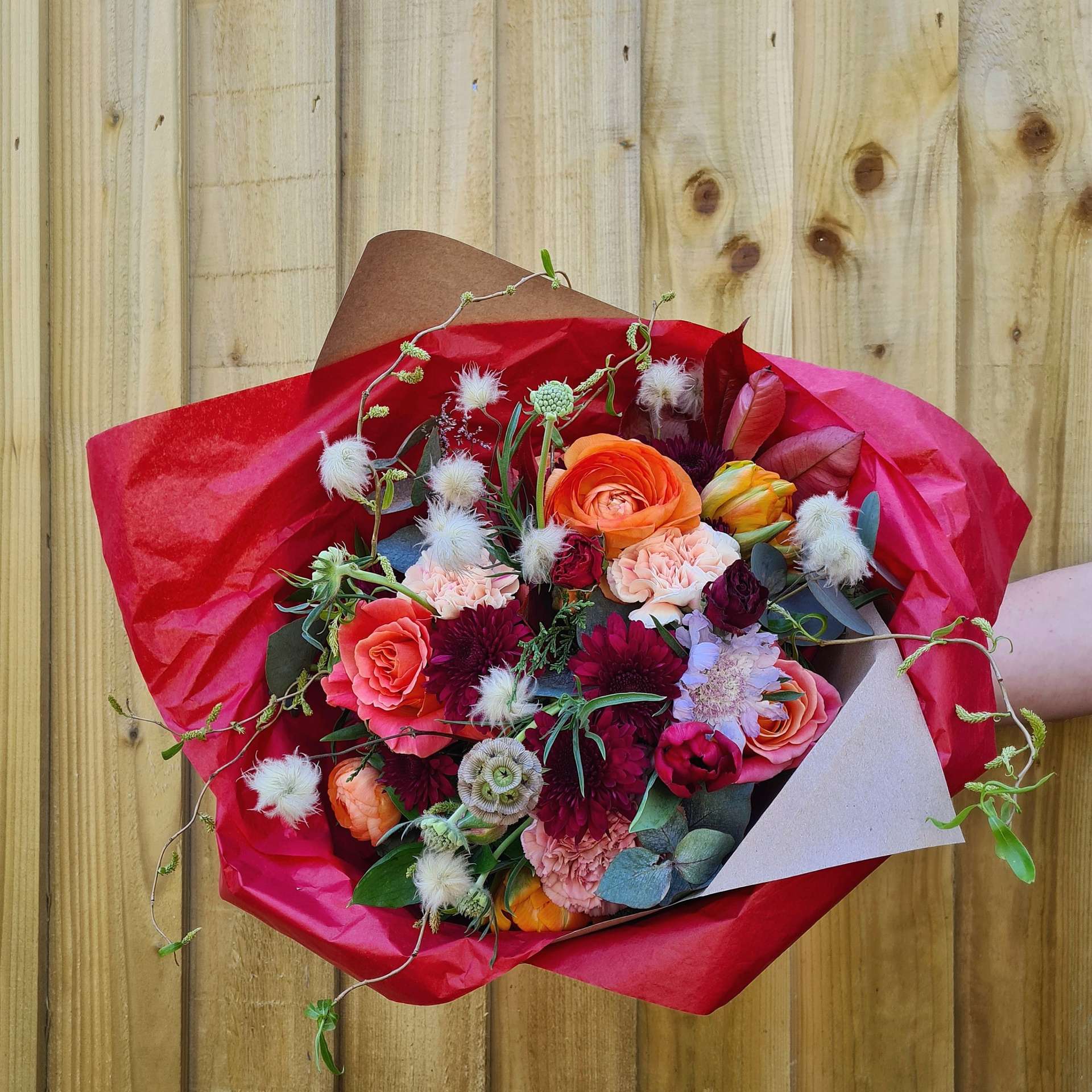 Wrapped Seasonal Bouquet