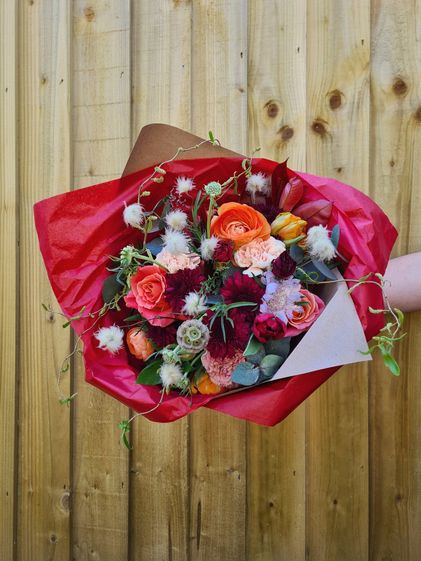 Wrapped Seasonal Bouquet