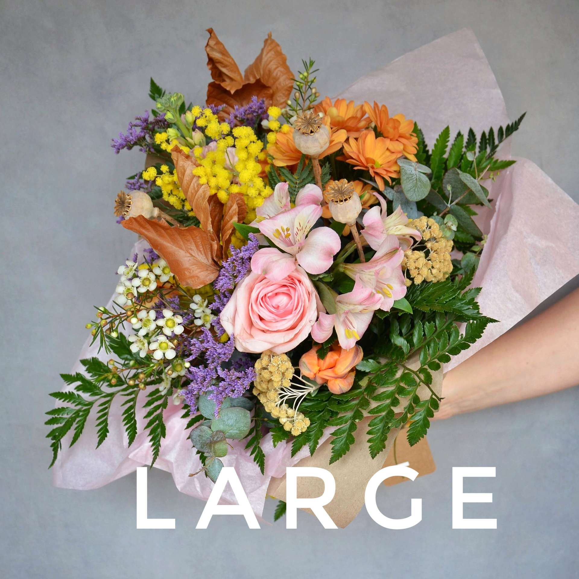 Wrapped Seasonal Bouquet