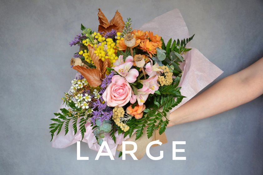 Wrapped Seasonal Bouquet