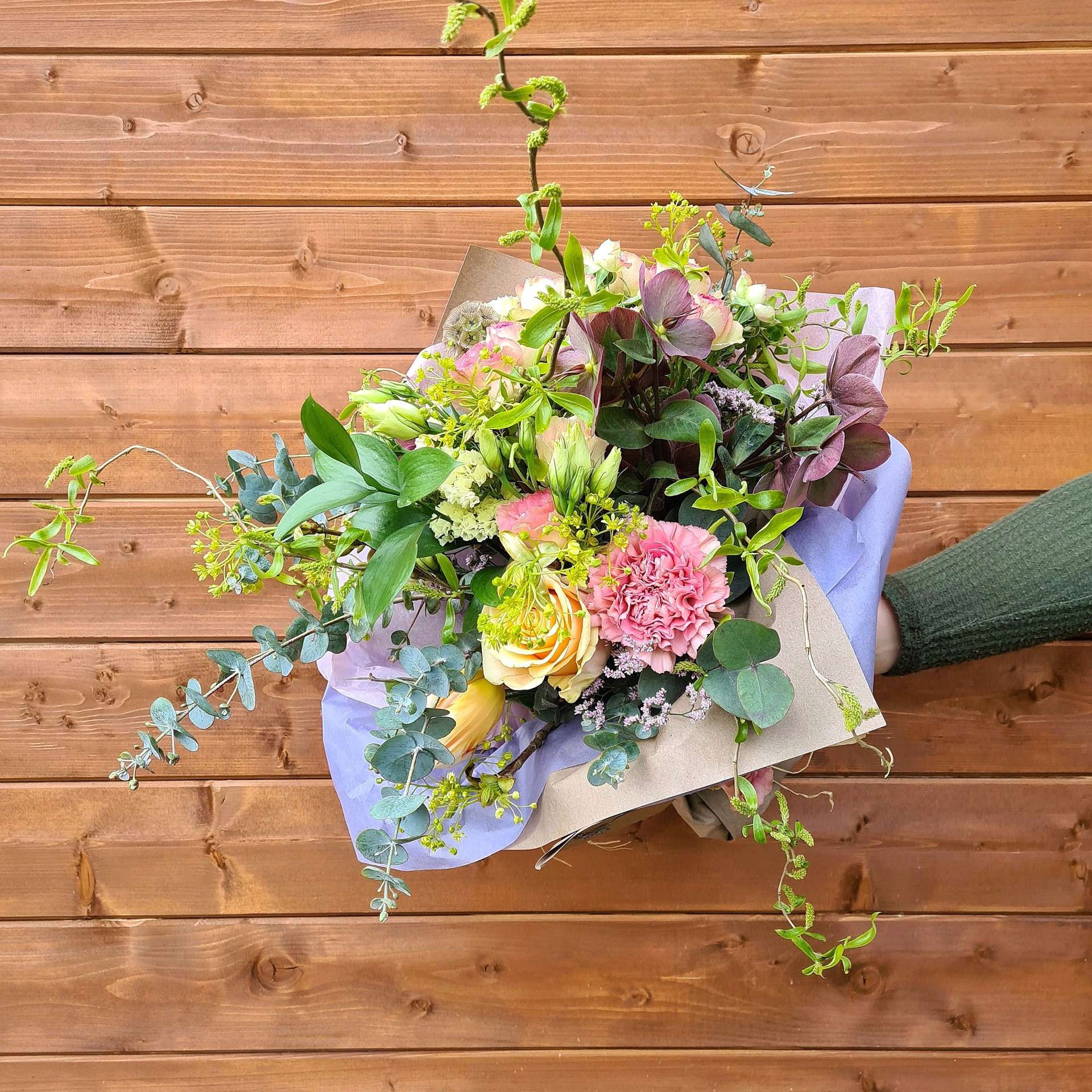 Wrapped Seasonal Bouquet