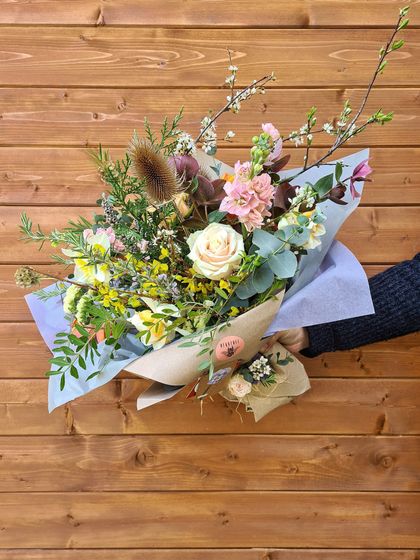 Wrapped Seasonal Bouquet