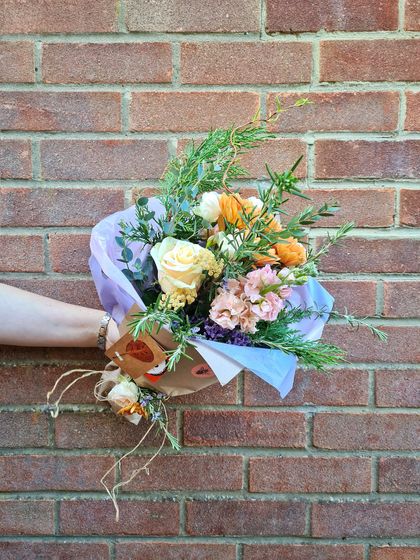 Wrapped Seasonal Bouquet