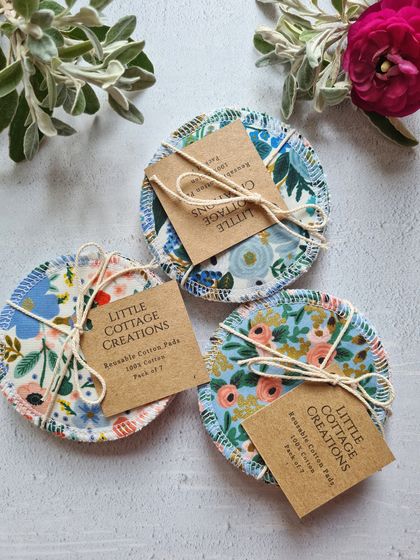 Flowery Reusable Wipes