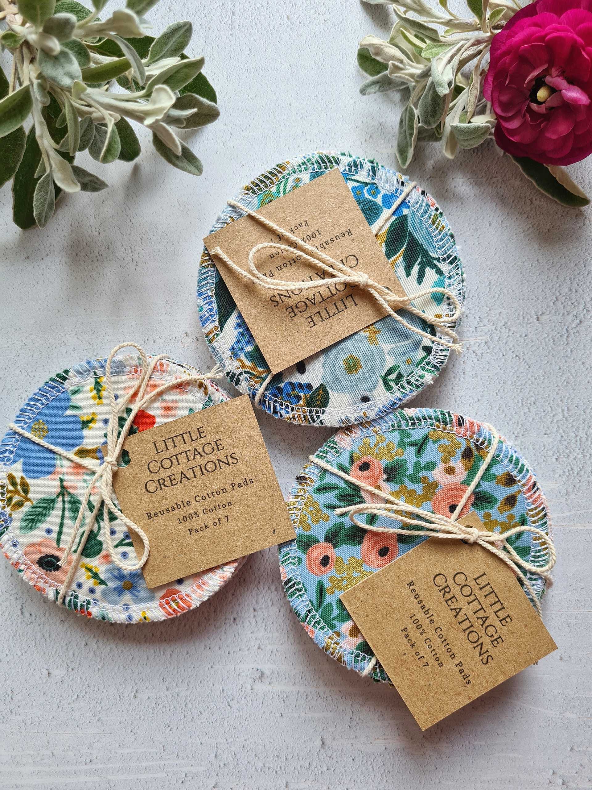 Flowery Reusable Wipes