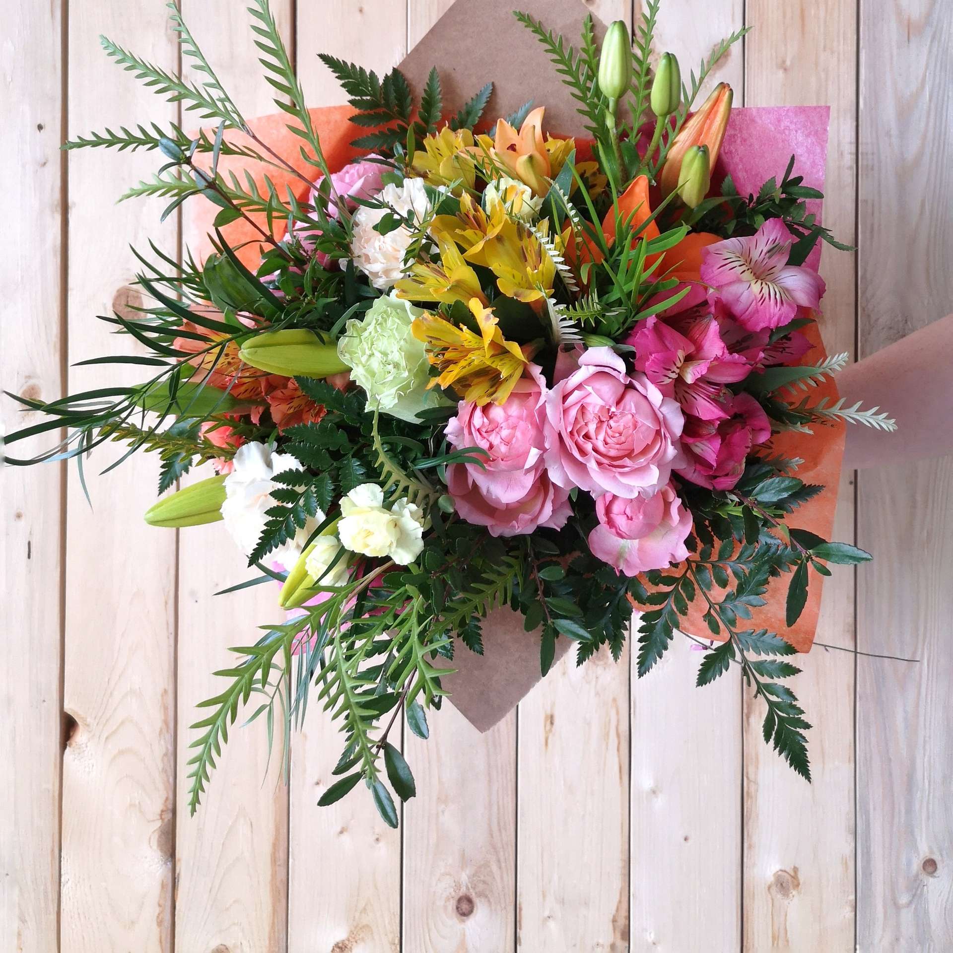 Wrapped Seasonal Bouquet