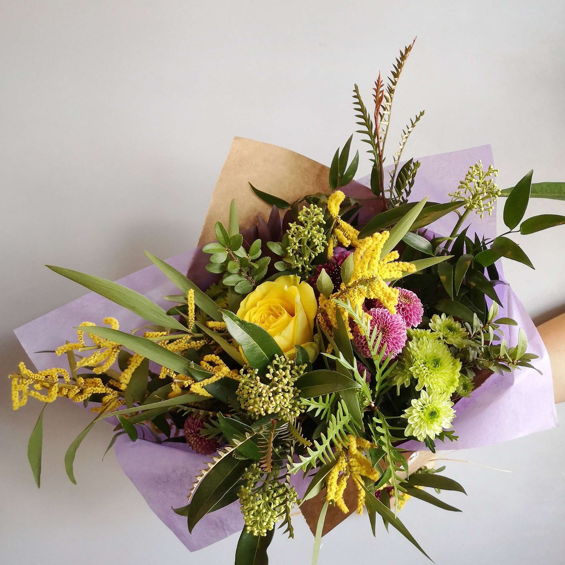 Wrapped Seasonal Bouquet