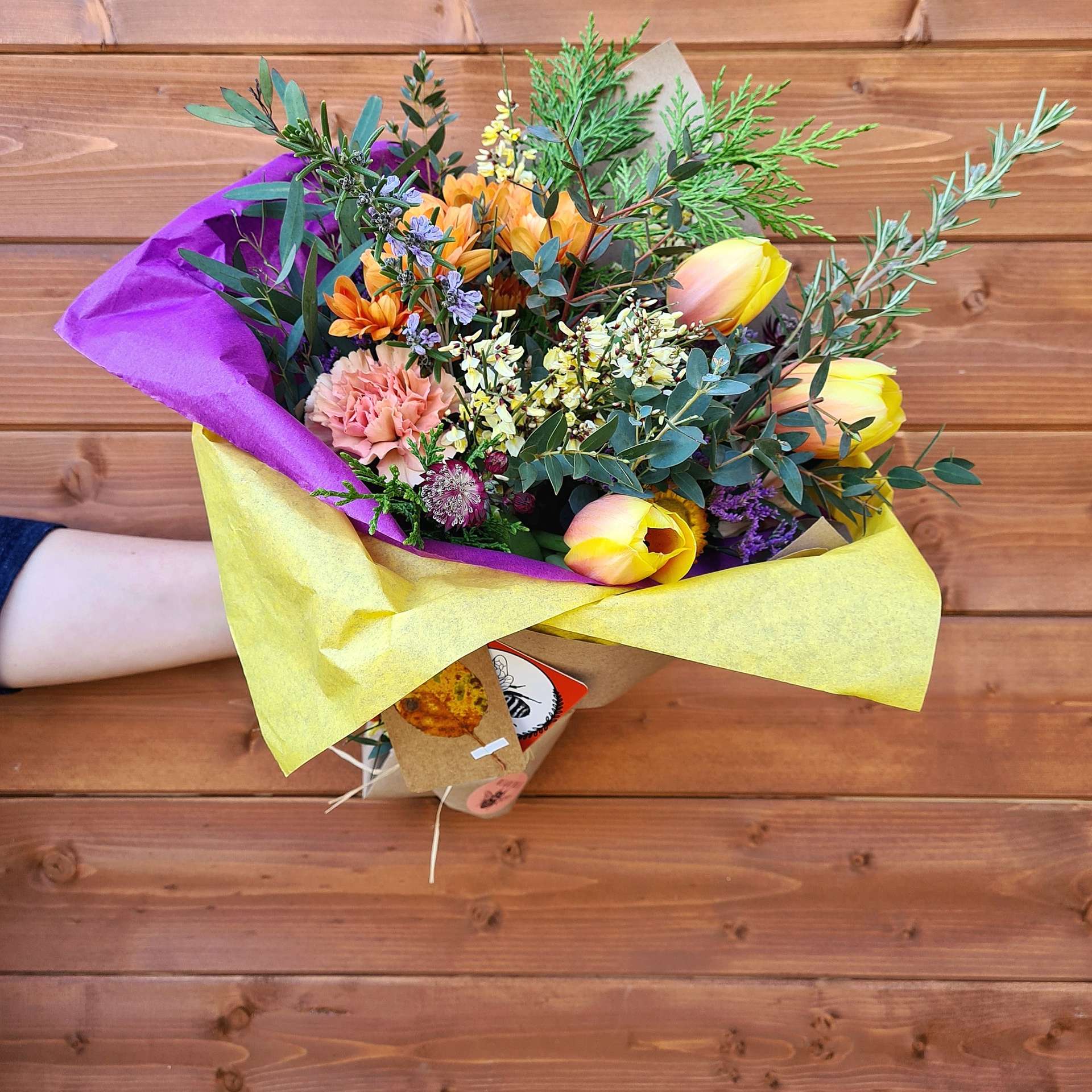 Wrapped Seasonal Bouquet