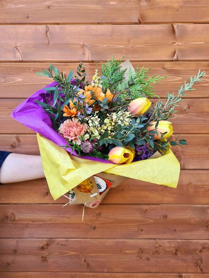 Wrapped Seasonal Bouquet
